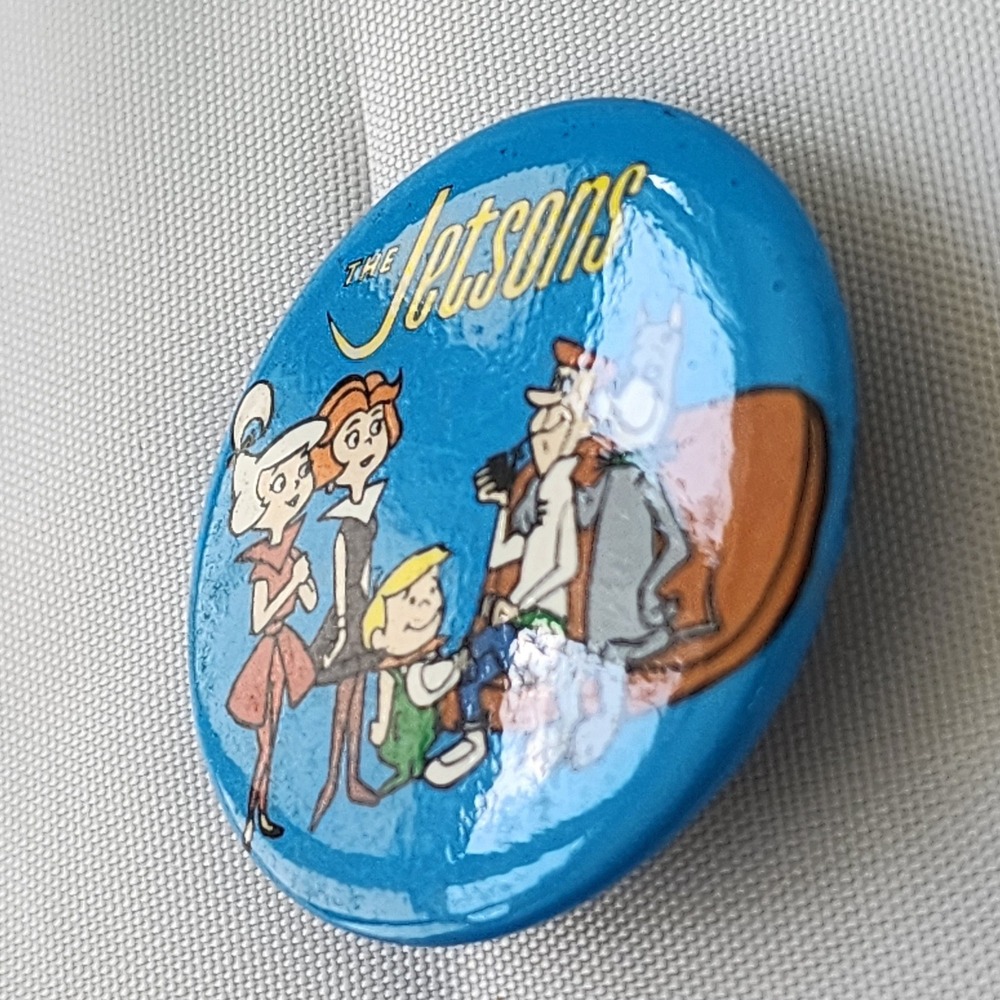 The Jetsons Vintage Cartoon Pinback Buttons 1983 Hanna-Barbera Collectible Rare - Picture 8 of 12